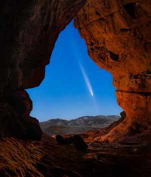 Atlas Comet from Scout Cave, Southern Utah