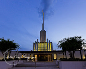 Original fine art photography print of the Atlanta Georgia LDS Temple.