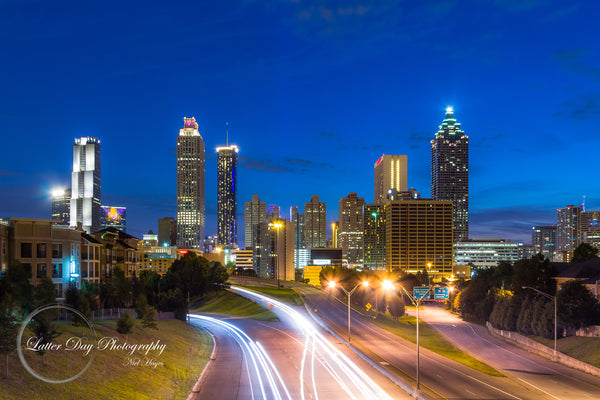 Original fine art photography overlooking Atlanta Georgia's downtown skyline!
