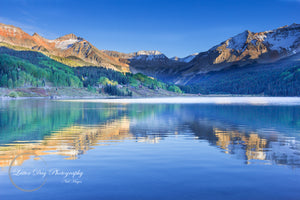 Original fine art photography of the mountains reflecting in Trout Lake