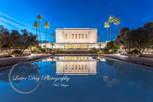 Original fine art photography print of the LDS Mesa Arizona Temple by Niel Hayes.