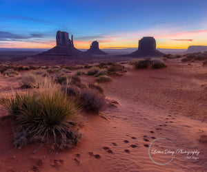 Original fine art photography of the sunrise over Monument Valley!